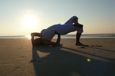 Private yoga session on the island of Sylt